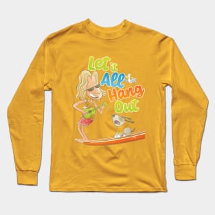 Let it All Hang Out Surf Design Australia Long Sleeve T-Shirt